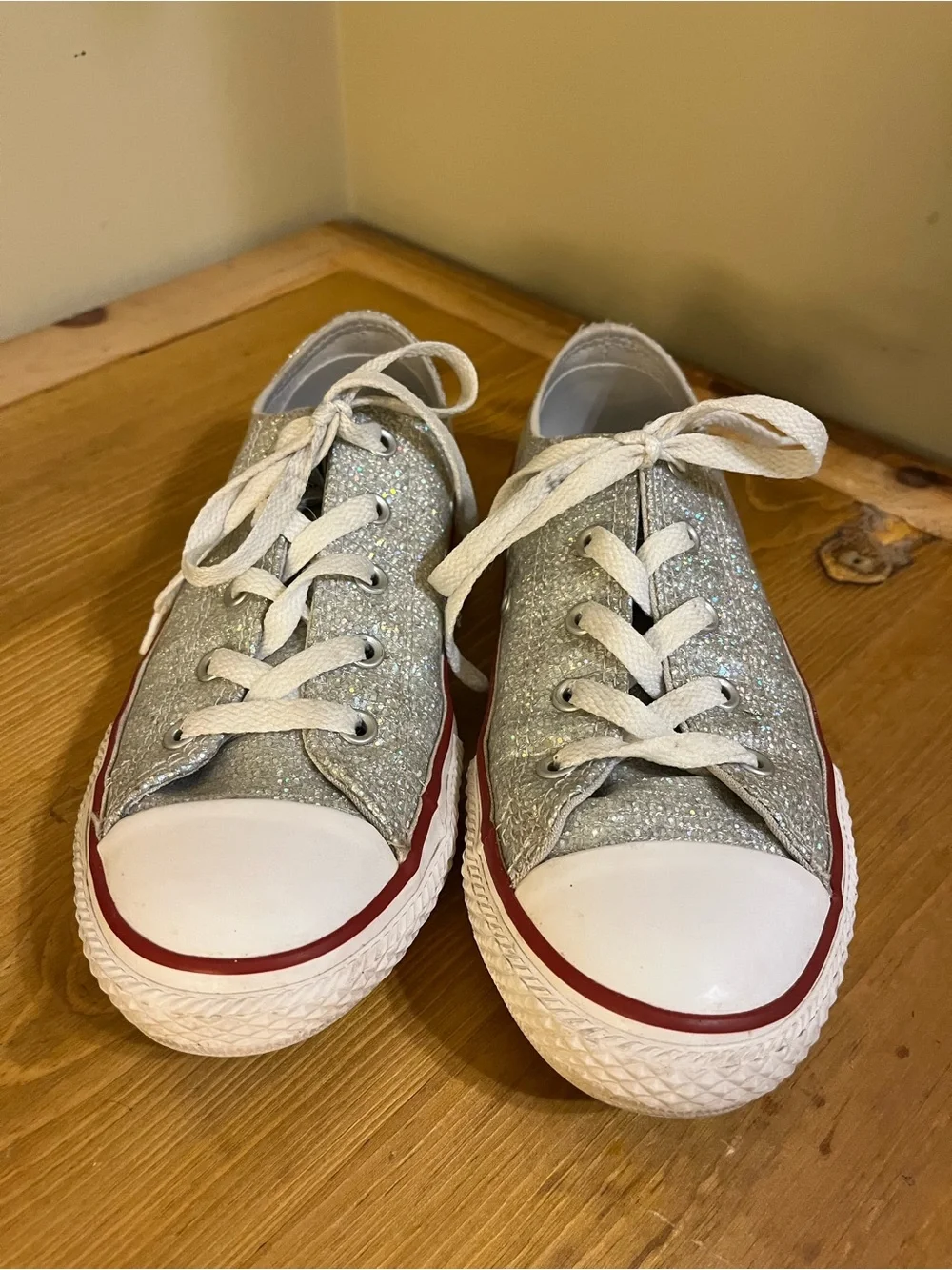 Converse Chuck Taylor All Star Ox Kids Shoes Enamel Red/White 663627C size 3